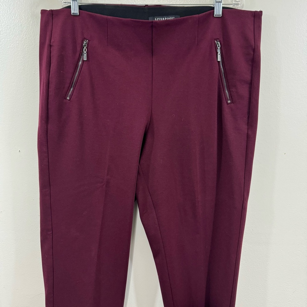 Liverpool Women's Burgundy Trousers - Picture 3 of 11